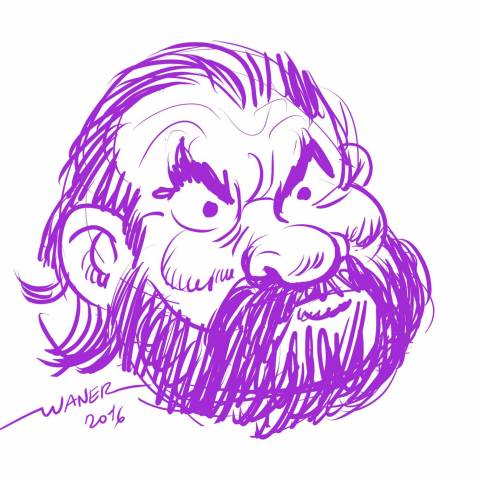Caricatura do Barba