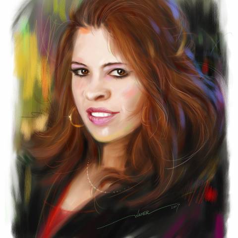 Garota "Rabiscada"