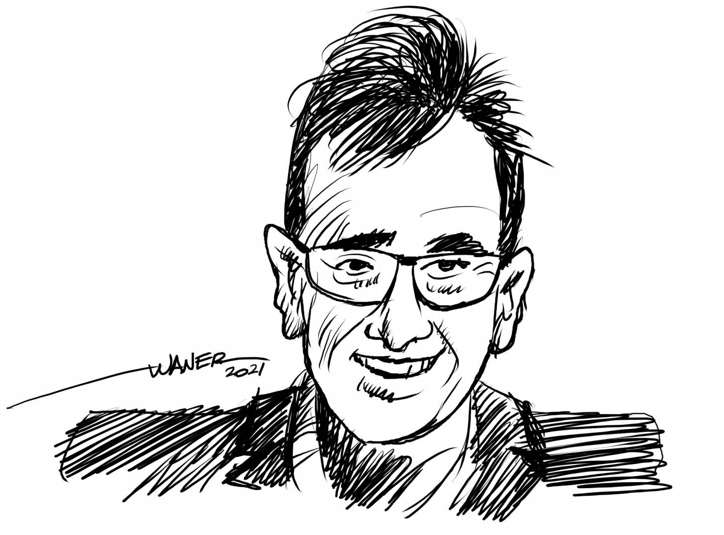 Mais um amigo caricaturizado