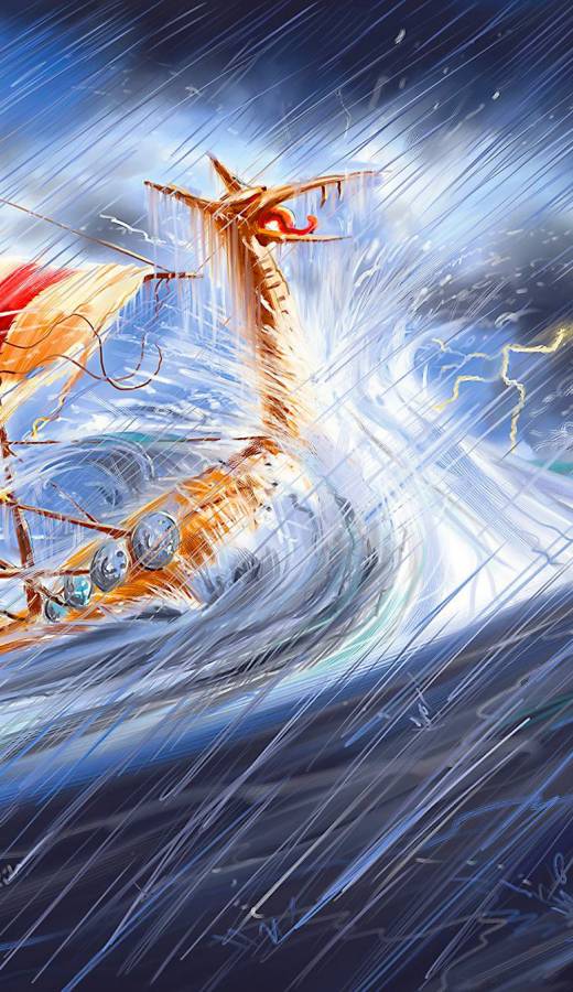 Vikings na tempestade